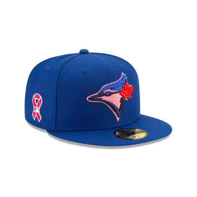 Blue Toronto Blue Jays Hat - New Era MLB Mother's Day 59FIFTY Fitted Caps USA9065483